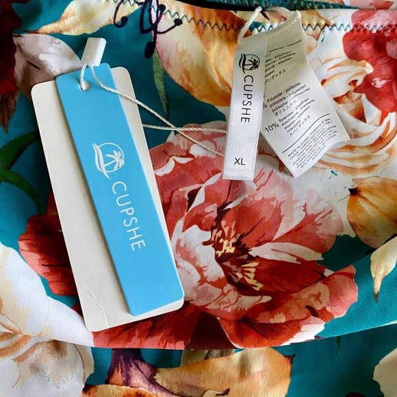 Cupshe High Waist 2 Piece Swimwear Bikini Set Women's XL NEW NWT - Picture 9 of 10